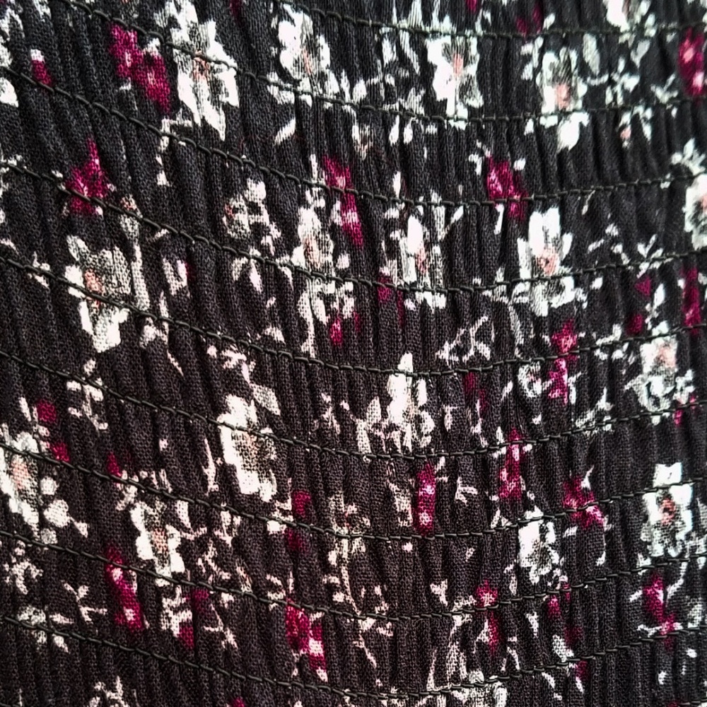 Xhilaration Tie-Front Floral Romper NWT Sz M - Picture 12 of 13